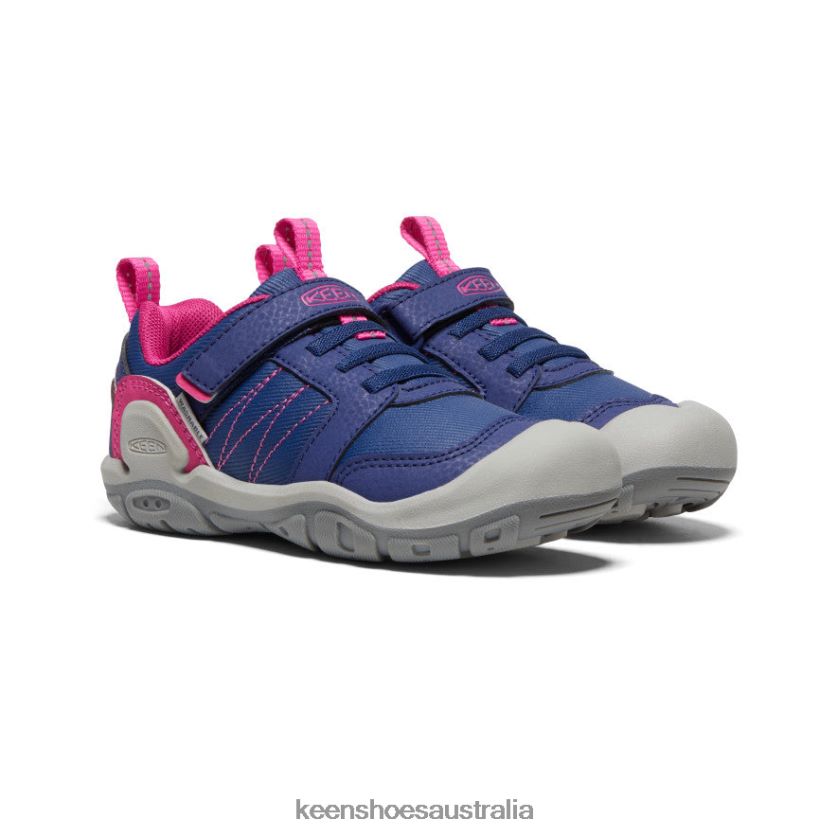 KEEN Footwear TLDLTR970 Blue Depths/Pink Peacock Knotch Peak Sneaker Little Kids