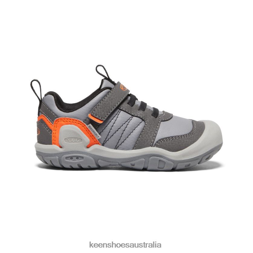 KEEN Footwear TLDLTR972 Magnet/Safety Orange Knotch Peak Sneaker Little Kids