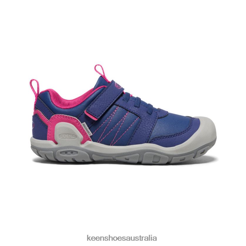 KEEN Footwear TLDLTR975 Blue Depths/Pink Peacock Knotch Peak Sneaker Big Kids
