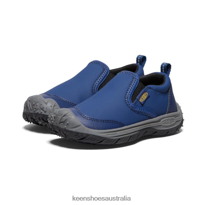 KEEN Footwear TLDLTR713 Blue Depths/Black Speed Hound Slip-On Little Kids