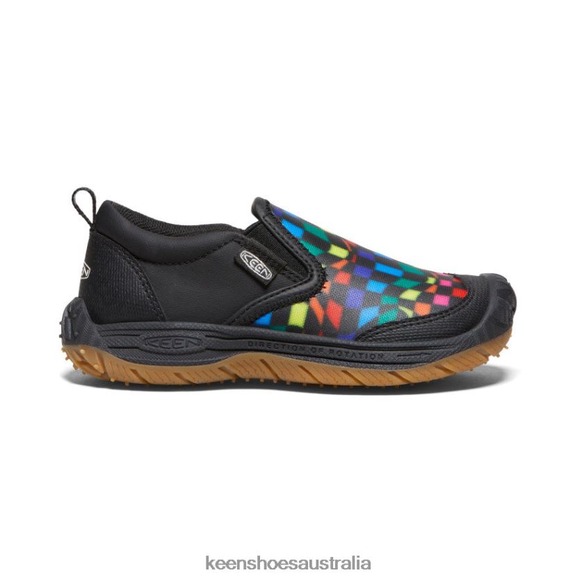 KEEN Footwear TLDLTR714 Black/Multi Speed Hound Slip-On Little Kids
