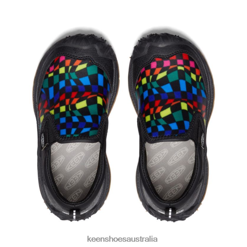 KEEN Footwear TLDLTR714 Black/Multi Speed Hound Slip-On Little Kids