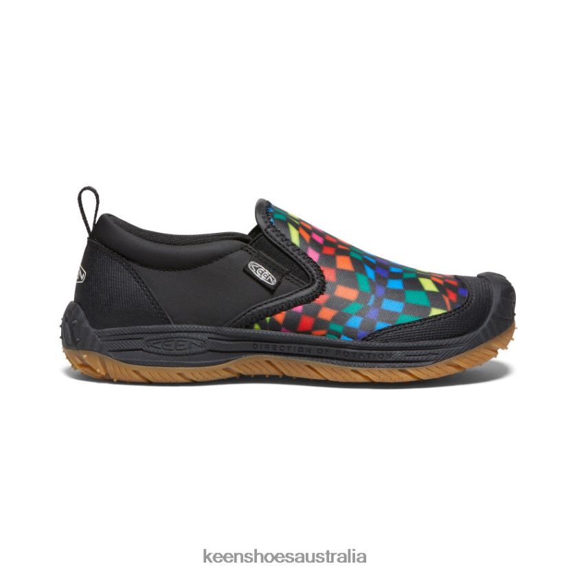 KEEN Footwear TLDLTR718 Black/Multi Speed Hound Slip-On Big Kids