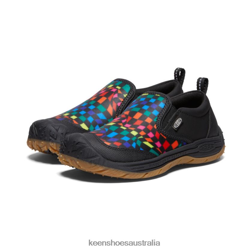 KEEN Footwear TLDLTR718 Black/Multi Speed Hound Slip-On Big Kids