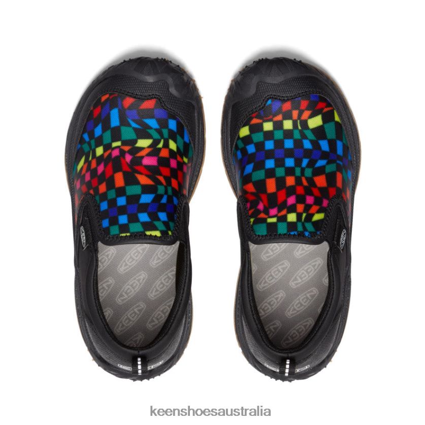 KEEN Footwear TLDLTR718 Black/Multi Speed Hound Slip-On Big Kids