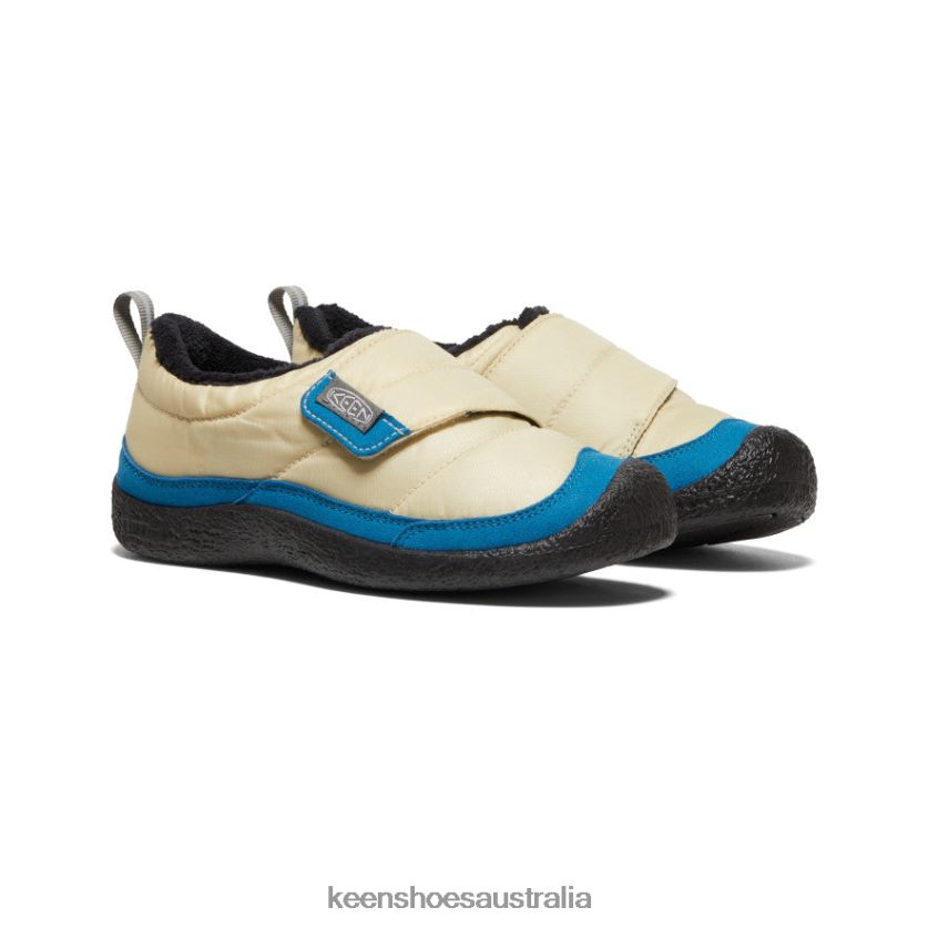 KEEN Footwear TLDLTR986 Safari/Mykonos Blue Howser Wrap Big Kids