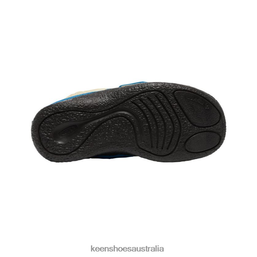 KEEN Footwear TLDLTR986 Safari/Mykonos Blue Howser Wrap Big Kids