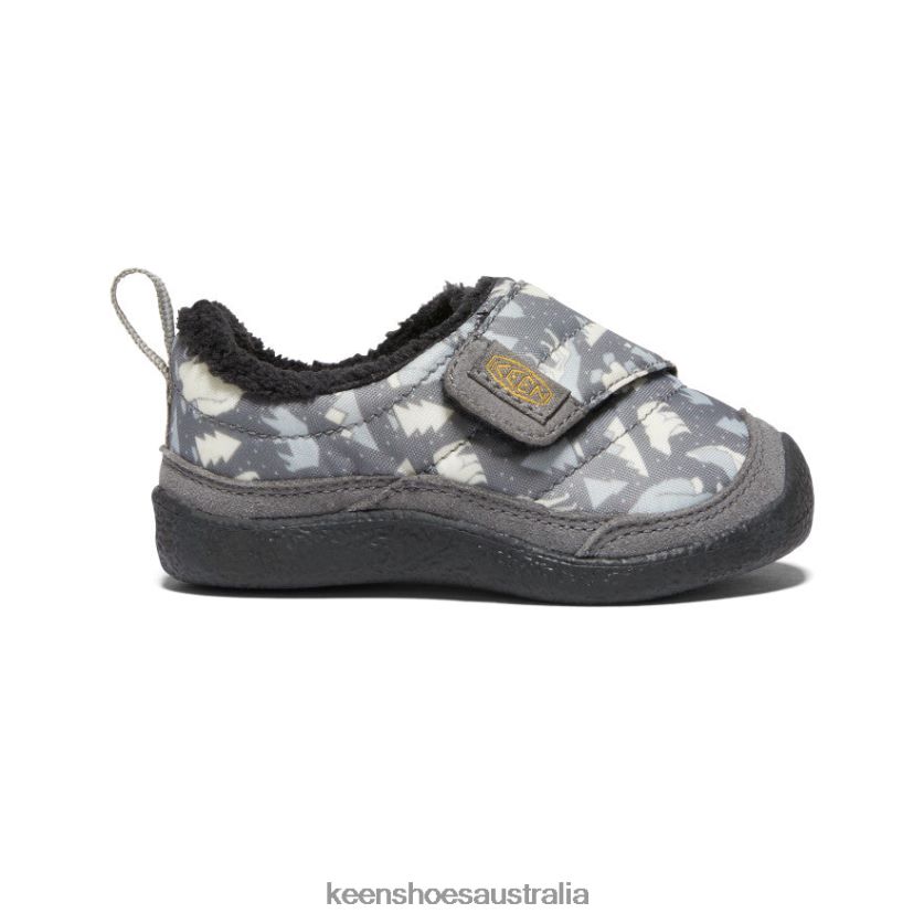 KEEN Footwear TLDLTR989 Steel Grey/Star White Howser Wrap Toddlers