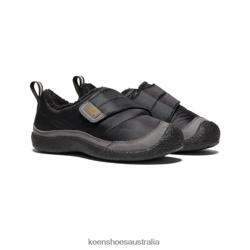 KEEN Footwear TLDLTR990 Black/Steel Grey Howser Wrap Little Kids