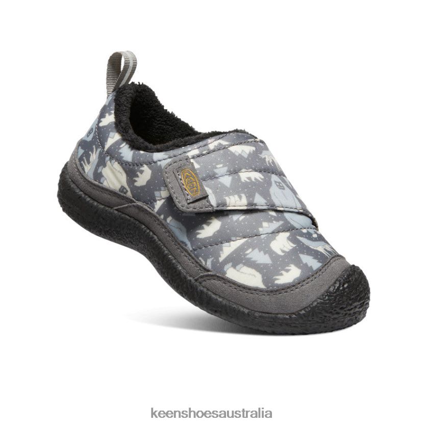 KEEN Footwear TLDLTR991 Steel Grey/Star White Howser Wrap Little Kids