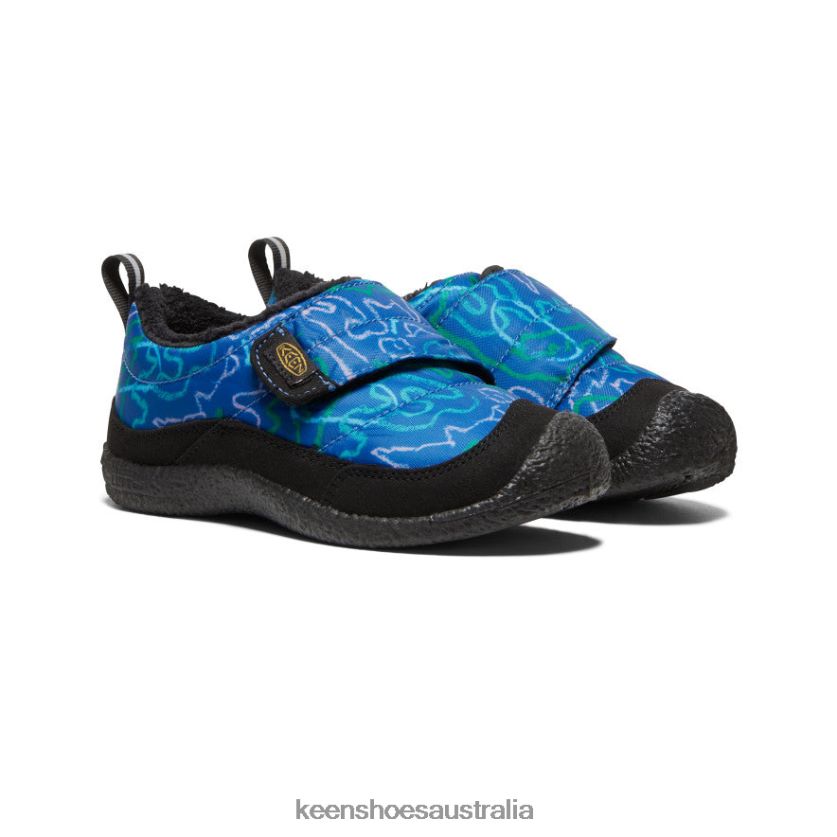 KEEN Footwear TLDLTR994 Baleine Blue/Multi Howser Wrap Little Kids
