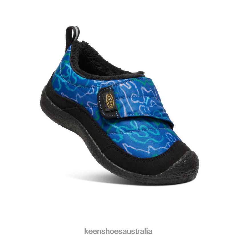 KEEN Footwear TLDLTR994 Baleine Blue/Multi Howser Wrap Little Kids