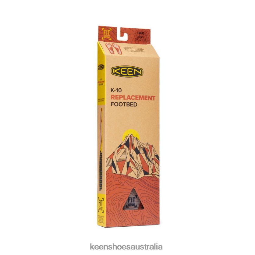 KEEN Accessories TLDLTR326 Burnt Orange Outdoor K-10 Replacement Insole Men