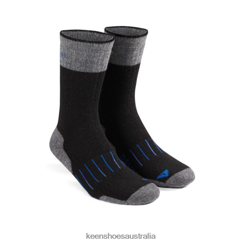 KEEN Accessories TLDLTR334 Black Pittsburg Double Denier Medium Crew Sock Men