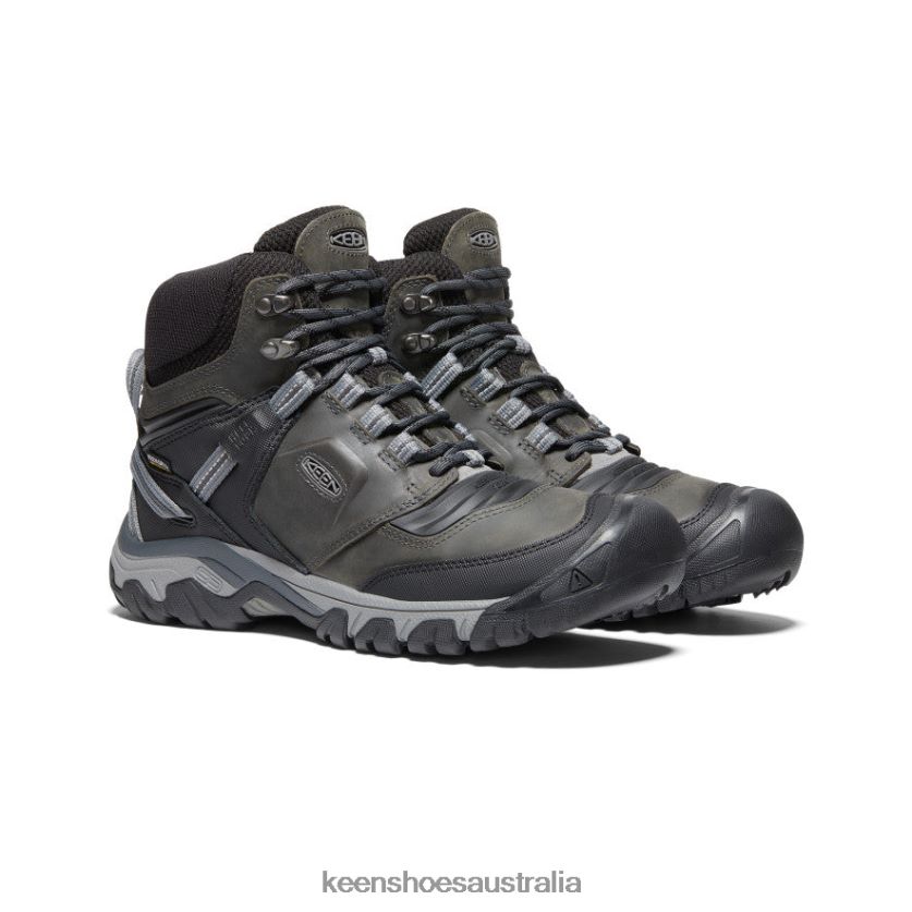 KEEN Footwear TLDLTR141 Magnet/Black Ridge Flex Waterproof Boot Men