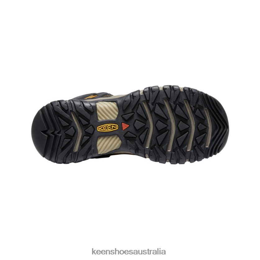 KEEN Footwear TLDLTR142 Bison/Golden Brown Ridge Flex Waterproof Boot Men