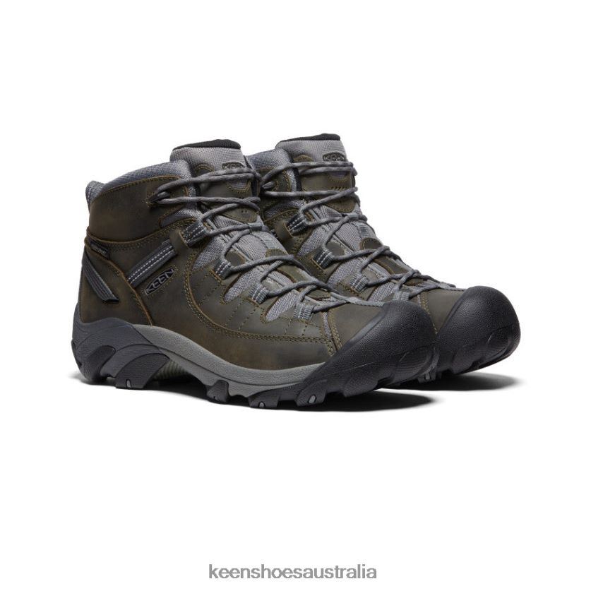 KEEN Footwear TLDLTR152 Steel Grey/Magnet Targhee II Mid Waterproof Hiking Boots Men