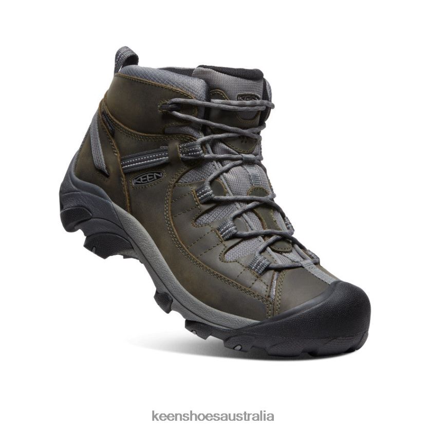 KEEN Footwear TLDLTR152 Steel Grey/Magnet Targhee II Mid Waterproof Hiking Boots Men