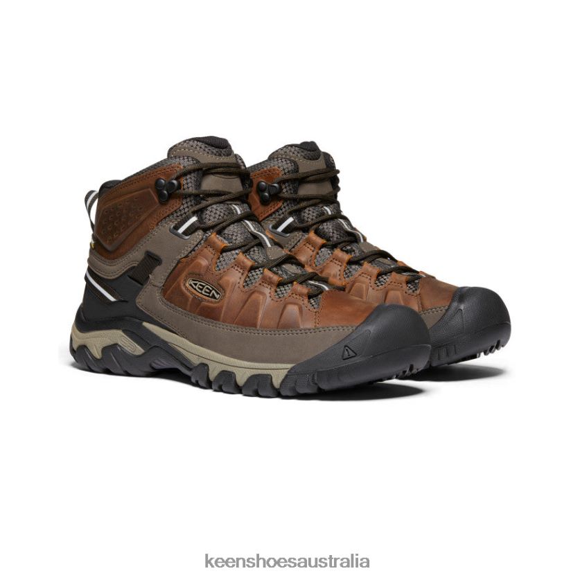 KEEN Footwear TLDLTR226 Chestnut/Mulch Targhee III Waterproof Mid Men