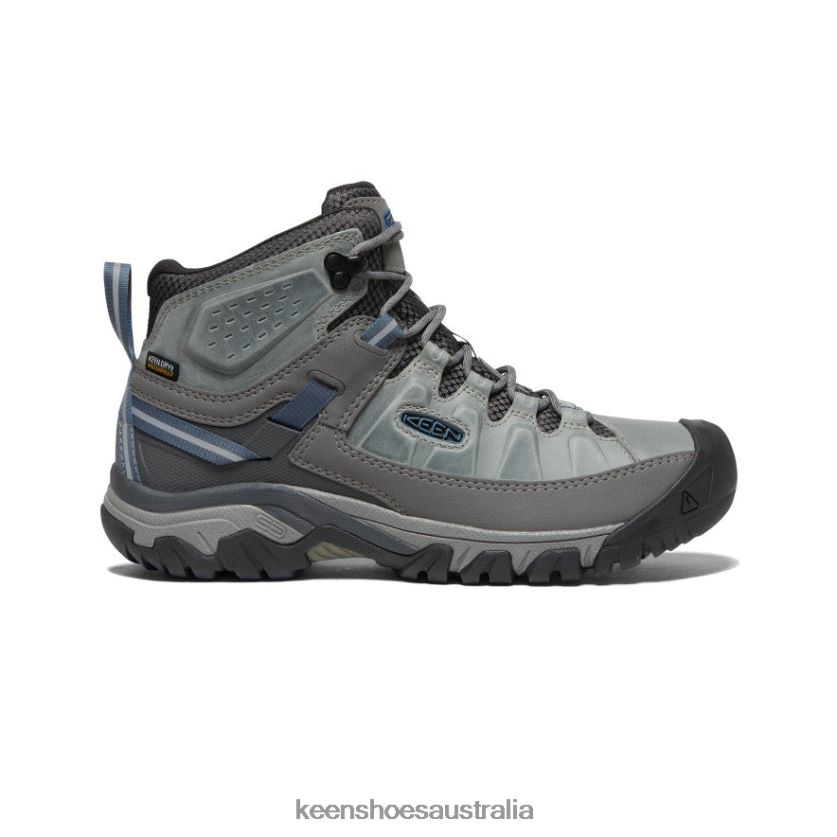 KEEN Footwear TLDLTR228 Drizzle/Captains Blue Targhee III Waterproof Mid Men