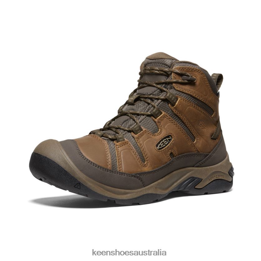 KEEN Footwear TLDLTR257 Bison/Brindle Circadia Waterproof Boot Wide Men
