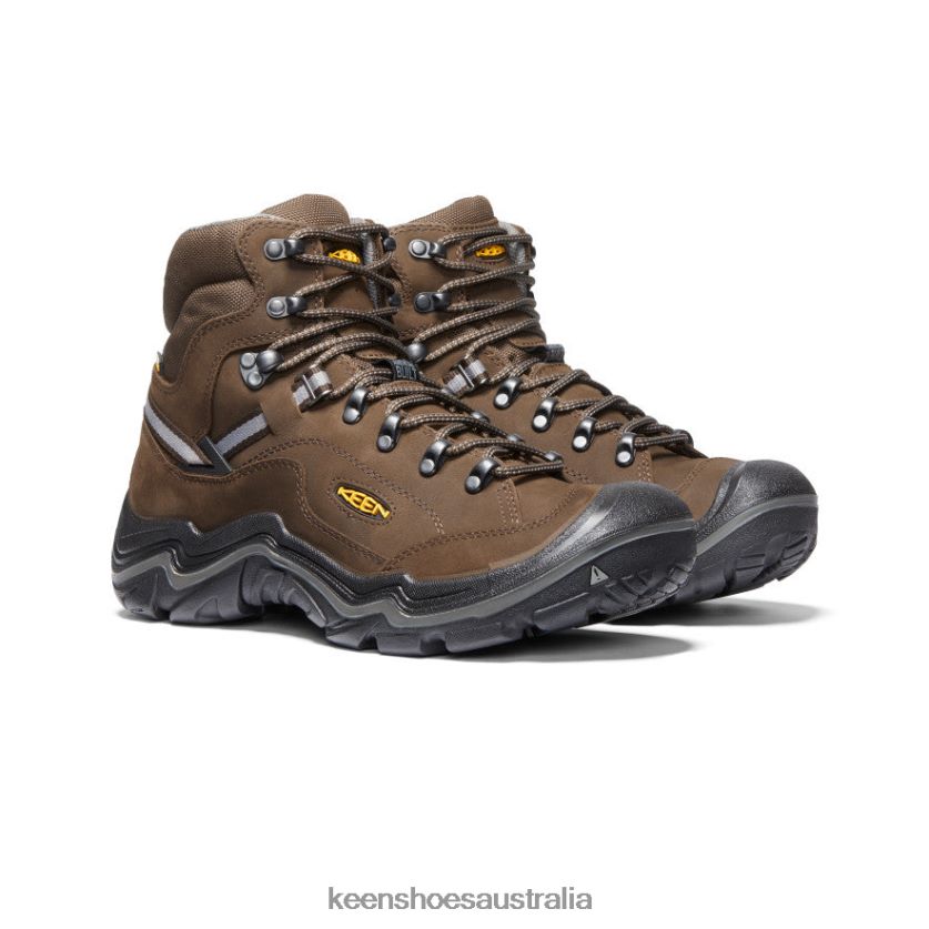 KEEN Footwear TLDLTR314 Cascade Brown/Gargoyle Durand II Waterproof Boot Men