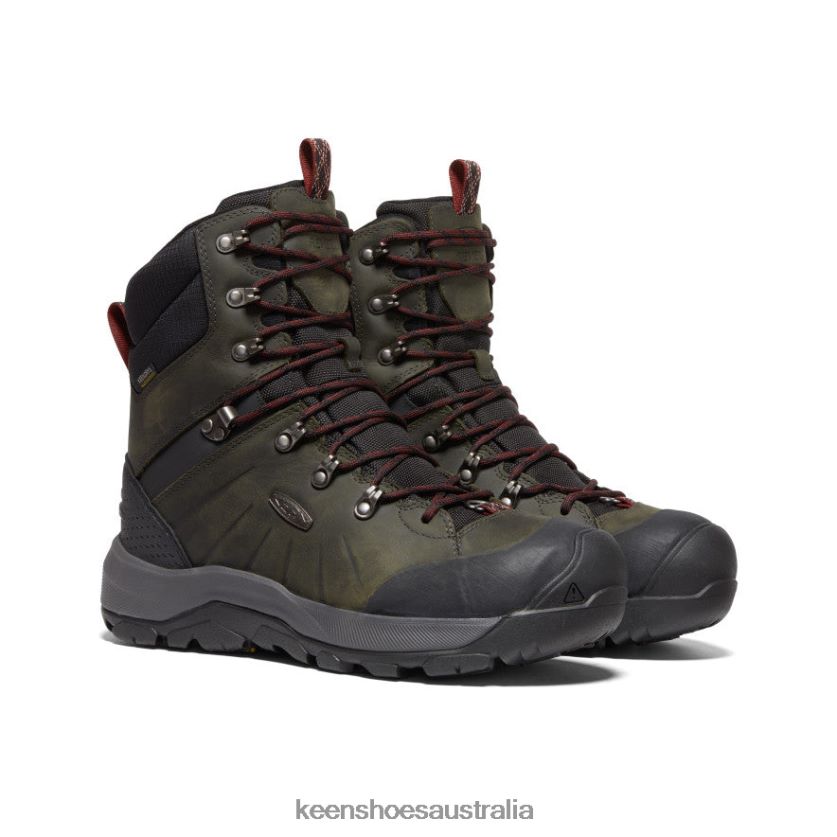 KEEN Footwear TLDLTR374 Magnet/Red Carpet Revel IV High Polar Boot Men