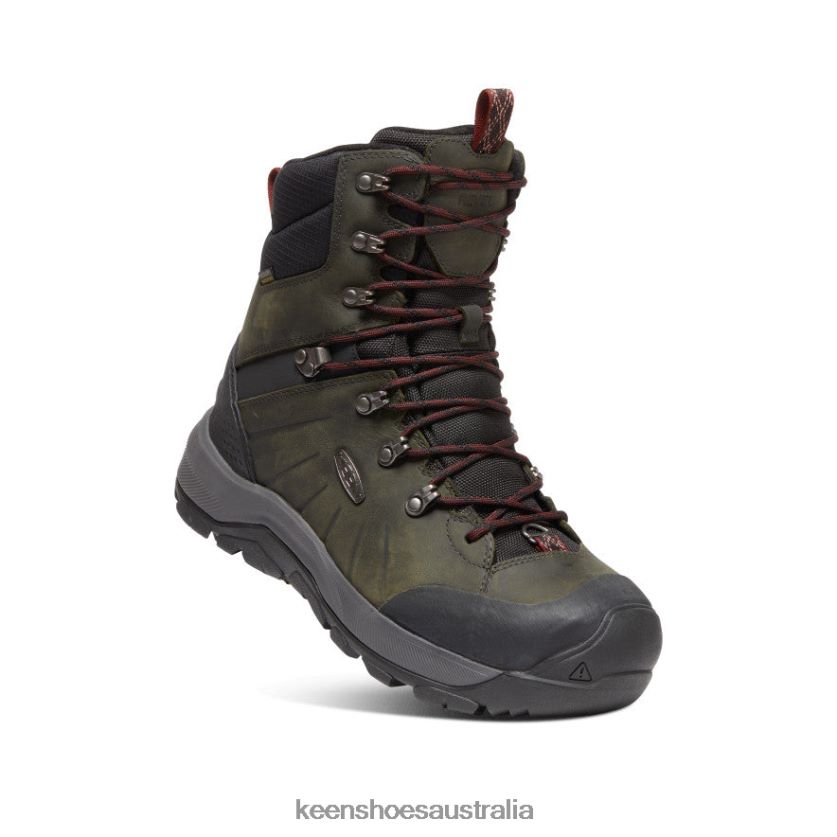 KEEN Footwear TLDLTR374 Magnet/Red Carpet Revel IV High Polar Boot Men