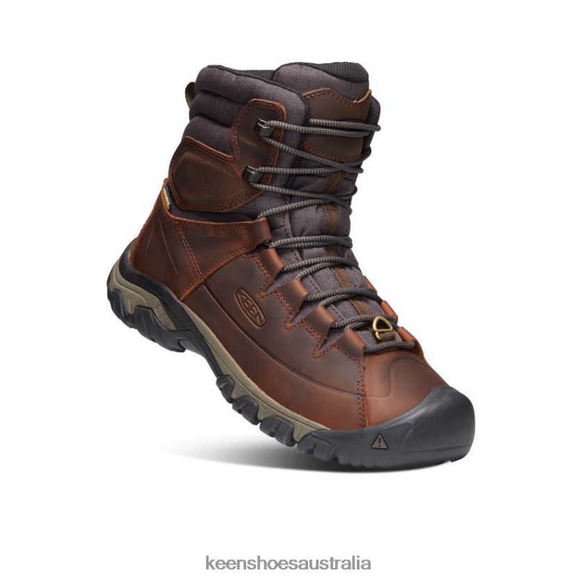 KEEN Footwear TLDLTR389 Cocoa/Mulch Targhee High Lace Waterproof Boot Men