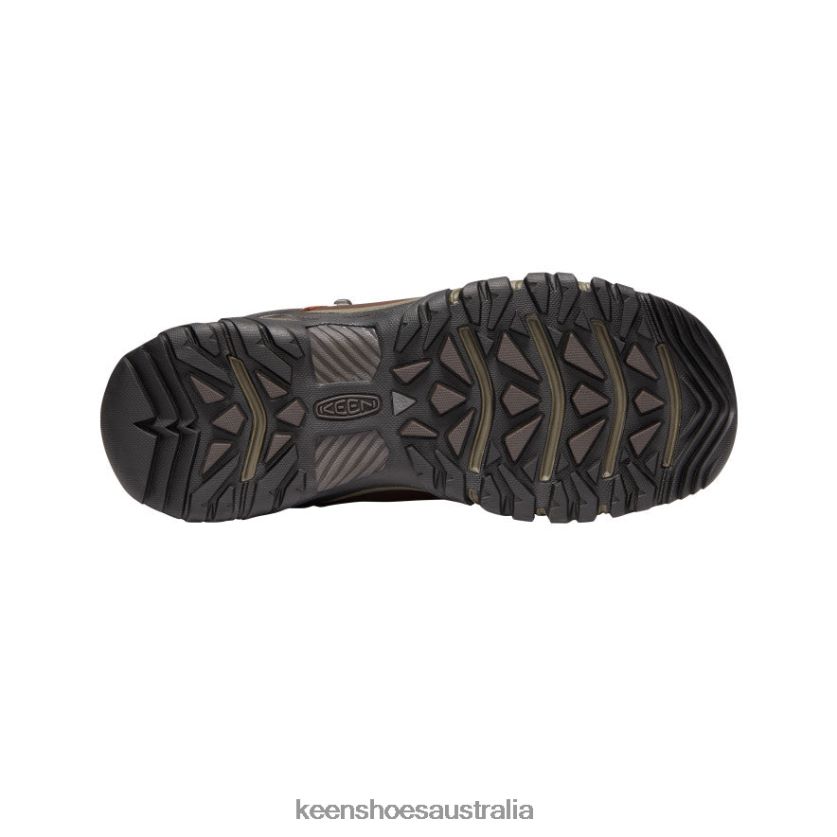 KEEN Footwear TLDLTR389 Cocoa/Mulch Targhee High Lace Waterproof Boot Men