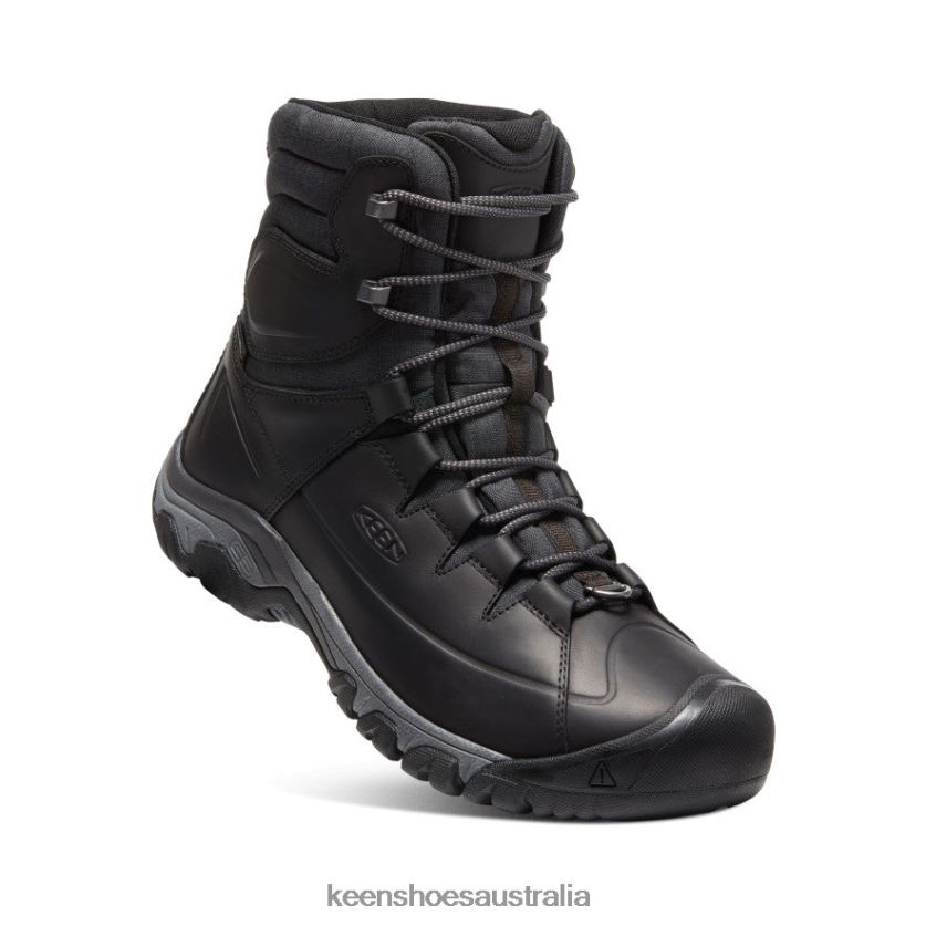 KEEN Footwear TLDLTR390 Black/Raven Targhee High Lace Waterproof Boot Men