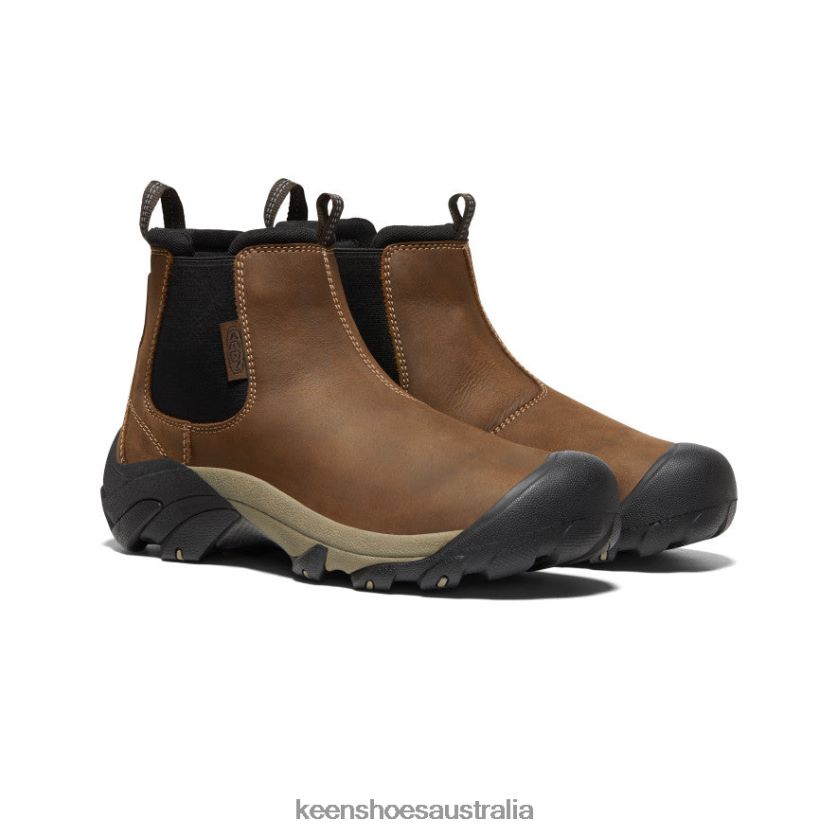 KEEN Footwear TLDLTR394 Veg Brown/Black Targhee II Chelsea Men
