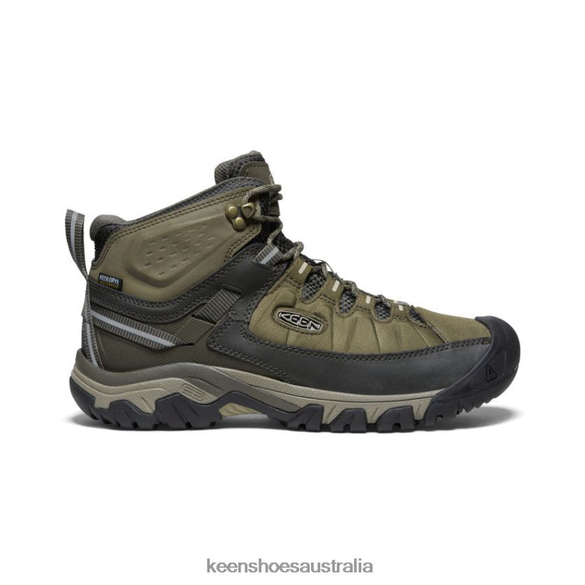 KEEN Footwear TLDLTR69 Dark Olive/Plaza Taupe Targhee EXP Waterproof Mid Men