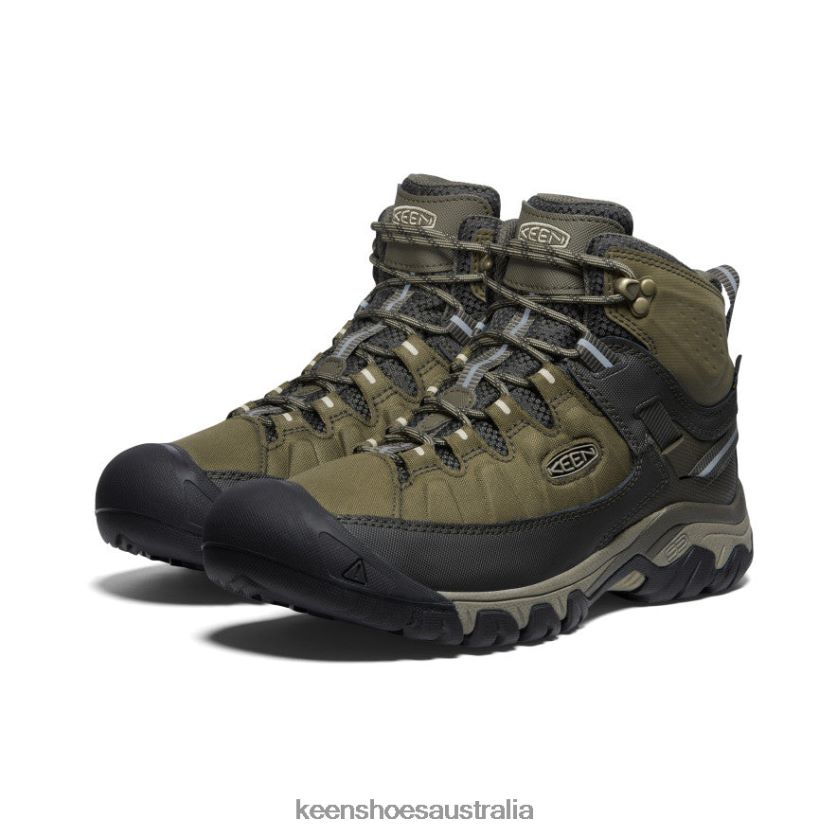 KEEN Footwear TLDLTR69 Dark Olive/Plaza Taupe Targhee EXP Waterproof Mid Men