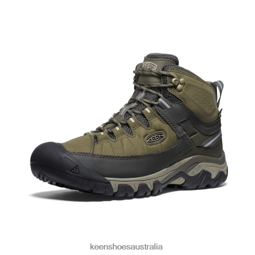 KEEN Footwear TLDLTR69 Dark Olive/Plaza Taupe Targhee EXP Waterproof Mid Men