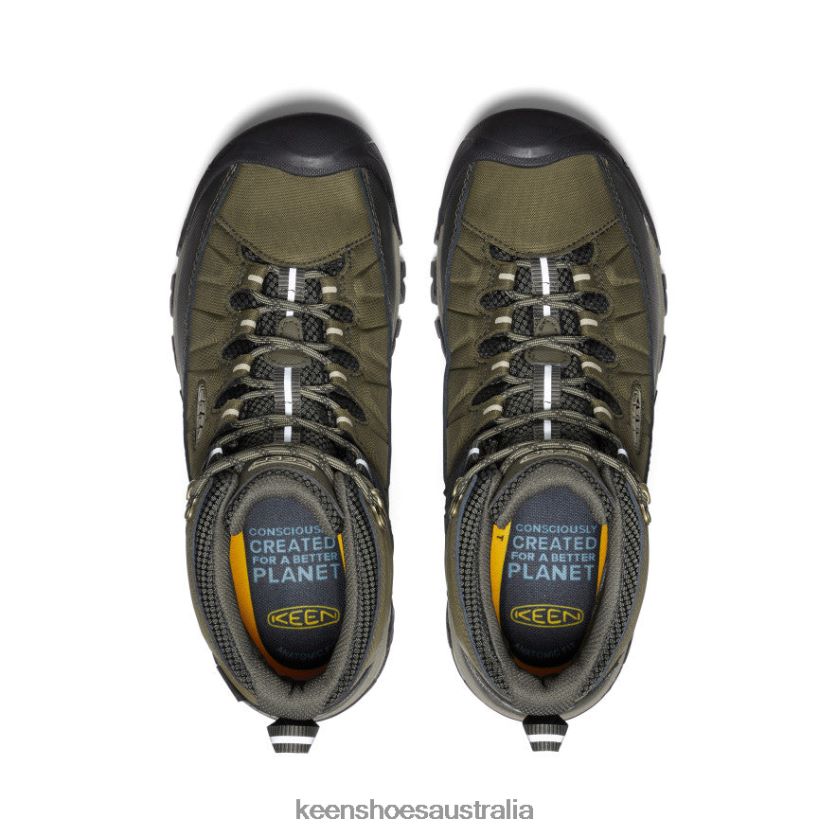 KEEN Footwear TLDLTR69 Dark Olive/Plaza Taupe Targhee EXP Waterproof Mid Men