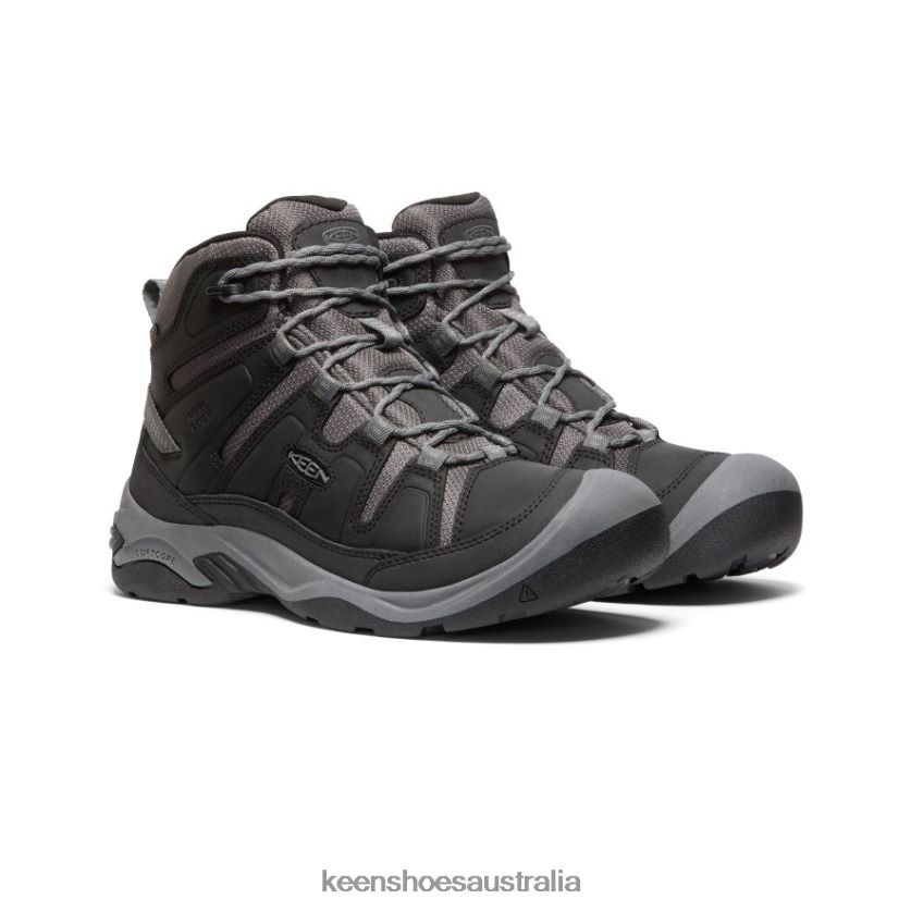 KEEN Footwear TLDLTR70 Black/Steel Grey Circadia Waterproof Boot Men