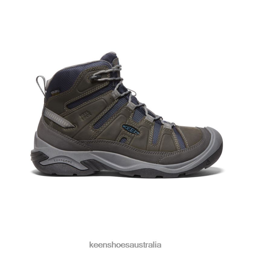 KEEN Footwear TLDLTR72 Steel Grey/Legion Blue Circadia Waterproof Boot Men