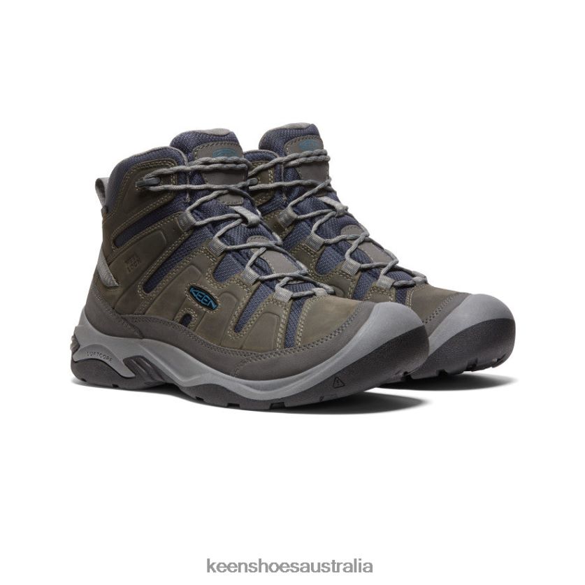 KEEN Footwear TLDLTR72 Steel Grey/Legion Blue Circadia Waterproof Boot Men