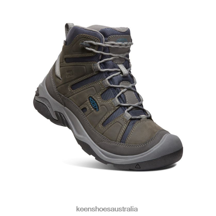 KEEN Footwear TLDLTR72 Steel Grey/Legion Blue Circadia Waterproof Boot Men