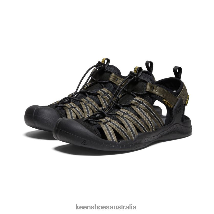 KEEN Footwear TLDLTR109 Dark Olive/Black Drift Creek H2 Sandal Men