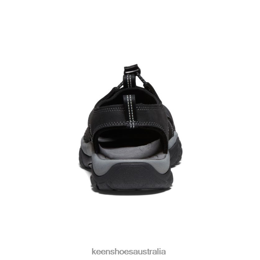 KEEN Footwear TLDLTR133 Black/Steel Grey Newport Leather Men