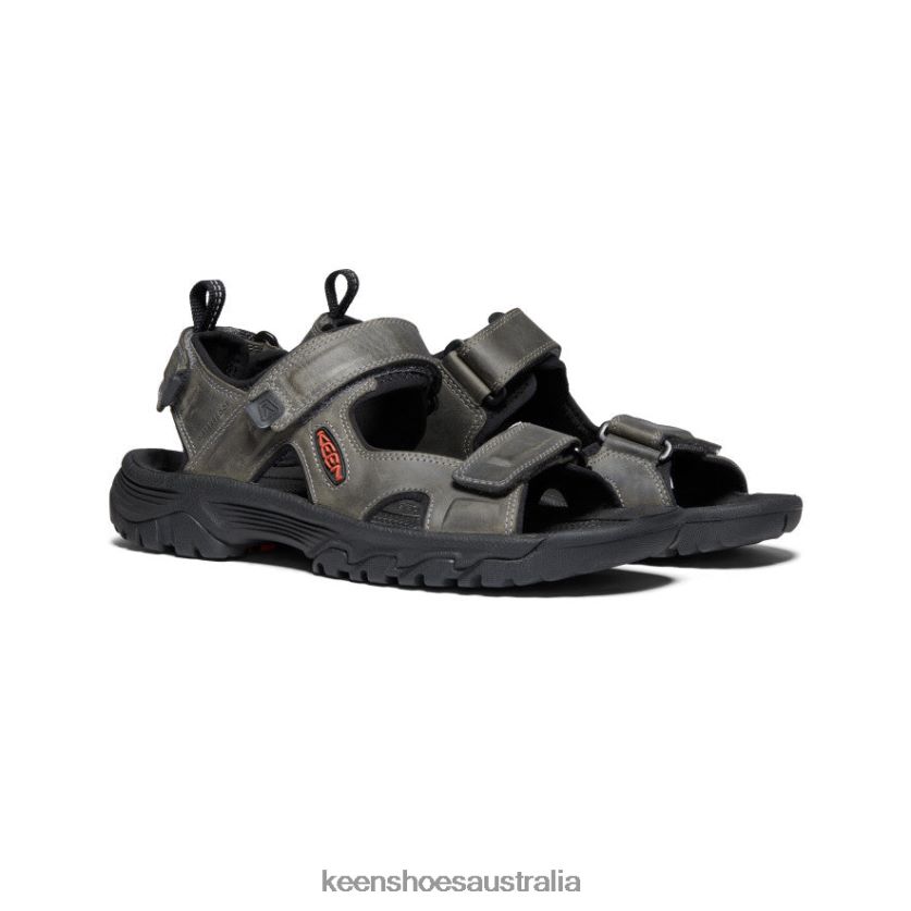 KEEN Footwear TLDLTR259 Grey/Black Targhee III Open Toe Sandal Men