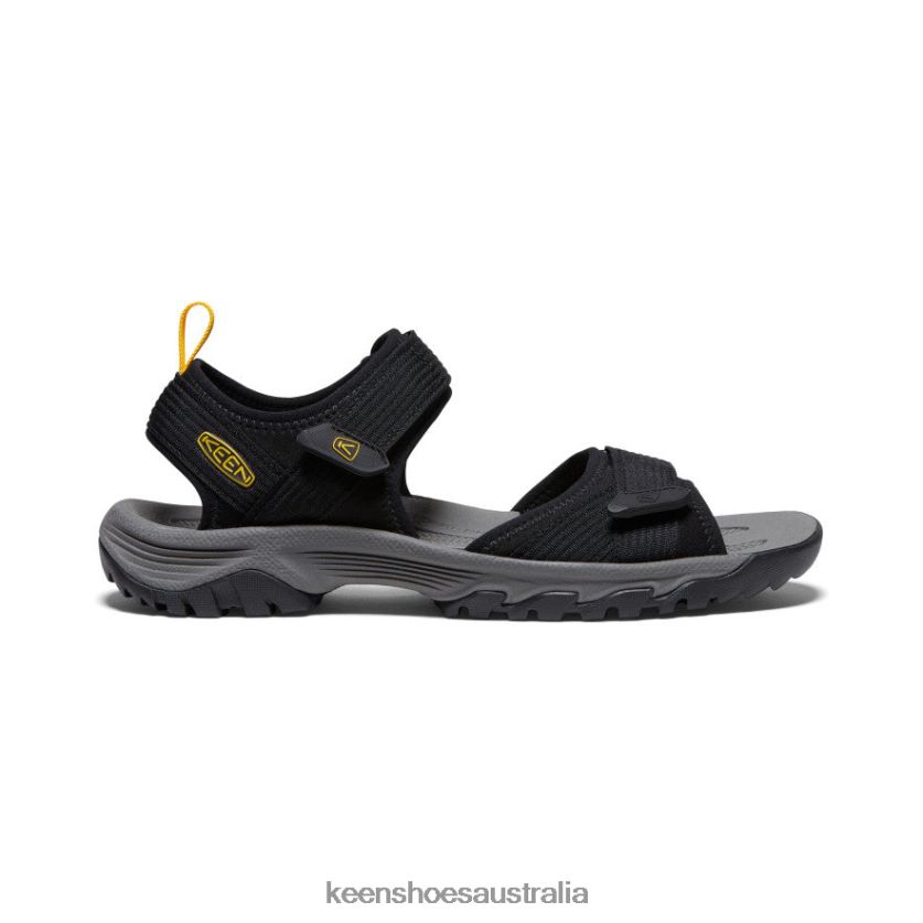 KEEN Footwear TLDLTR318 Black/Yellow Targhee III Open-Toe H2 Men