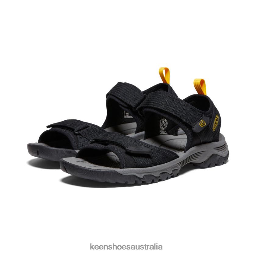 KEEN Footwear TLDLTR318 Black/Yellow Targhee III Open-Toe H2 Men
