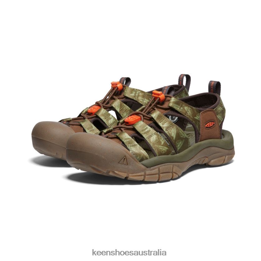 KEEN Footwear TLDLTR82 Smokey Bear/Military Olive Newport Retro x Smokey Bear Men