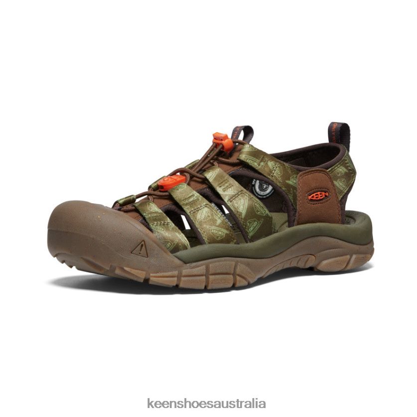 KEEN Footwear TLDLTR82 Smokey Bear/Military Olive Newport Retro x Smokey Bear Men