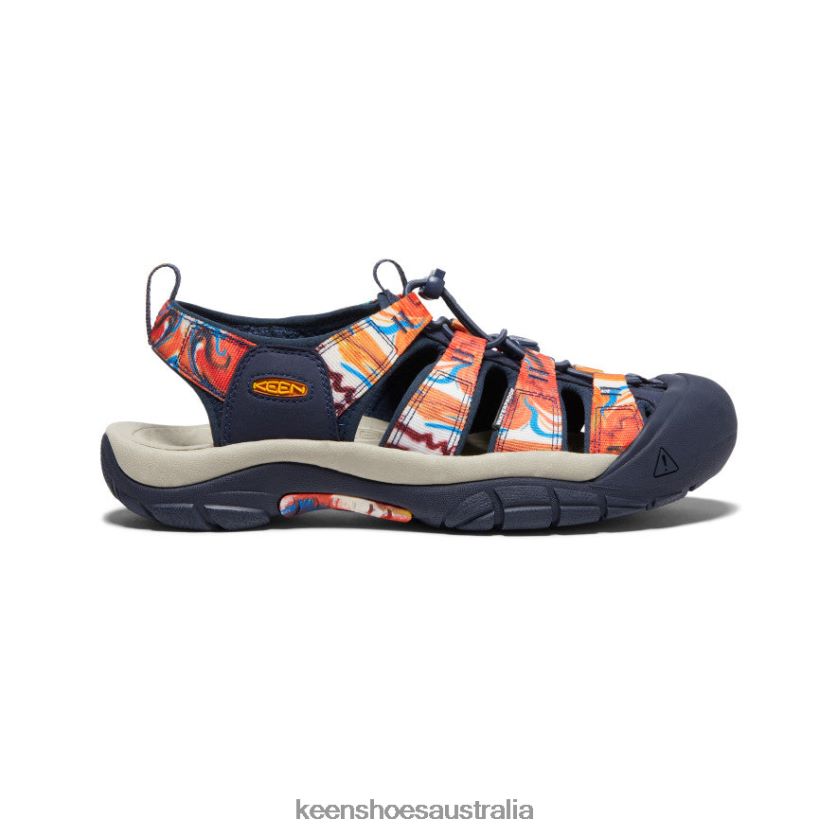 KEEN Footwear TLDLTR85 Groovy Orange/Navy Newport x Outdoor Afro Men