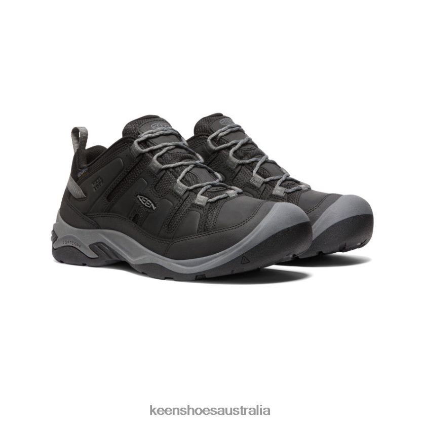KEEN Footwear TLDLTR103 Black/Steel Grey Circadia Waterproof Shoe Men