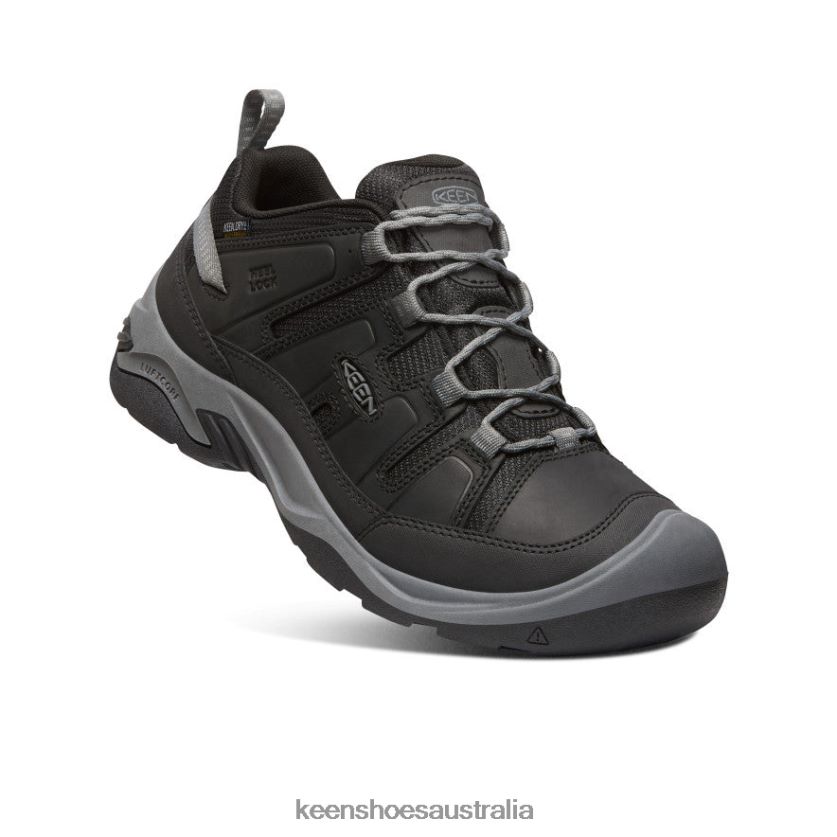 KEEN Footwear TLDLTR103 Black/Steel Grey Circadia Waterproof Shoe Men